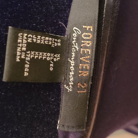 Forever 21  Contemporary Black strapless jumpsuit sz XL - Picture 6 of 8